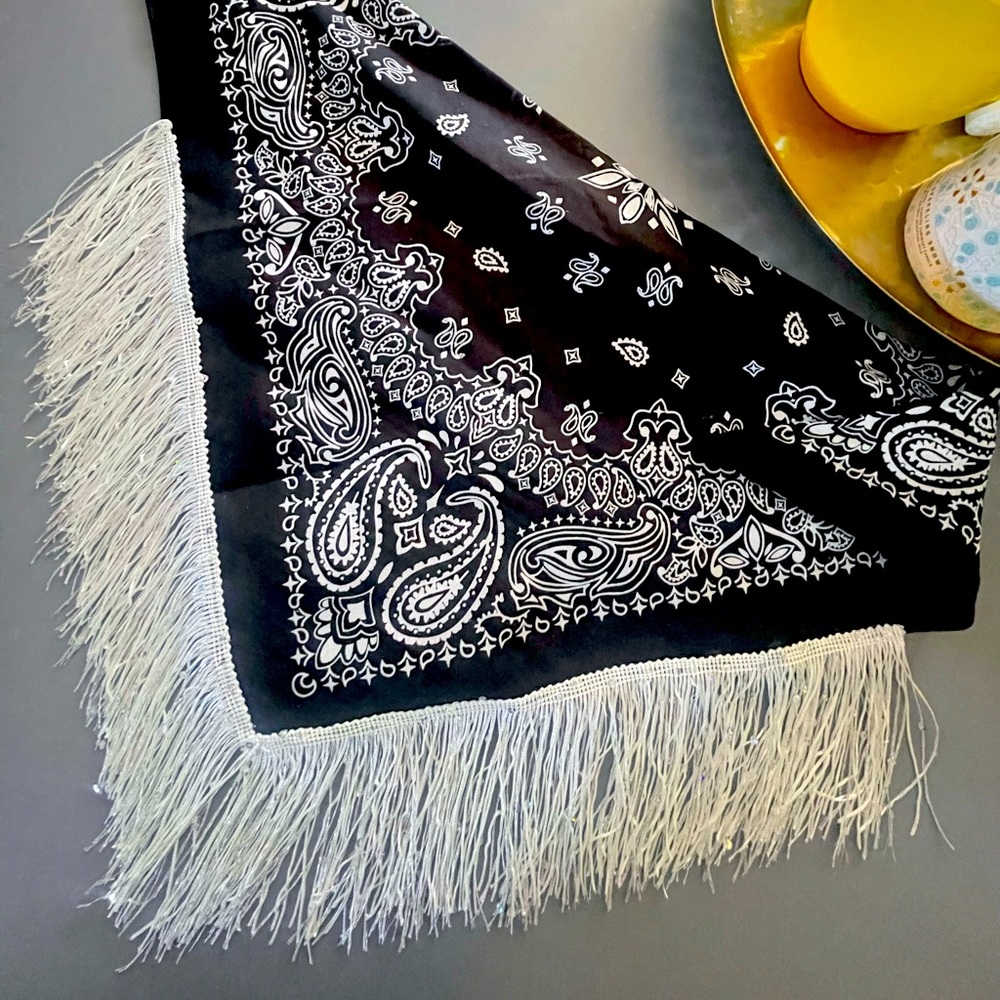 Sparkly Fringe Bandana